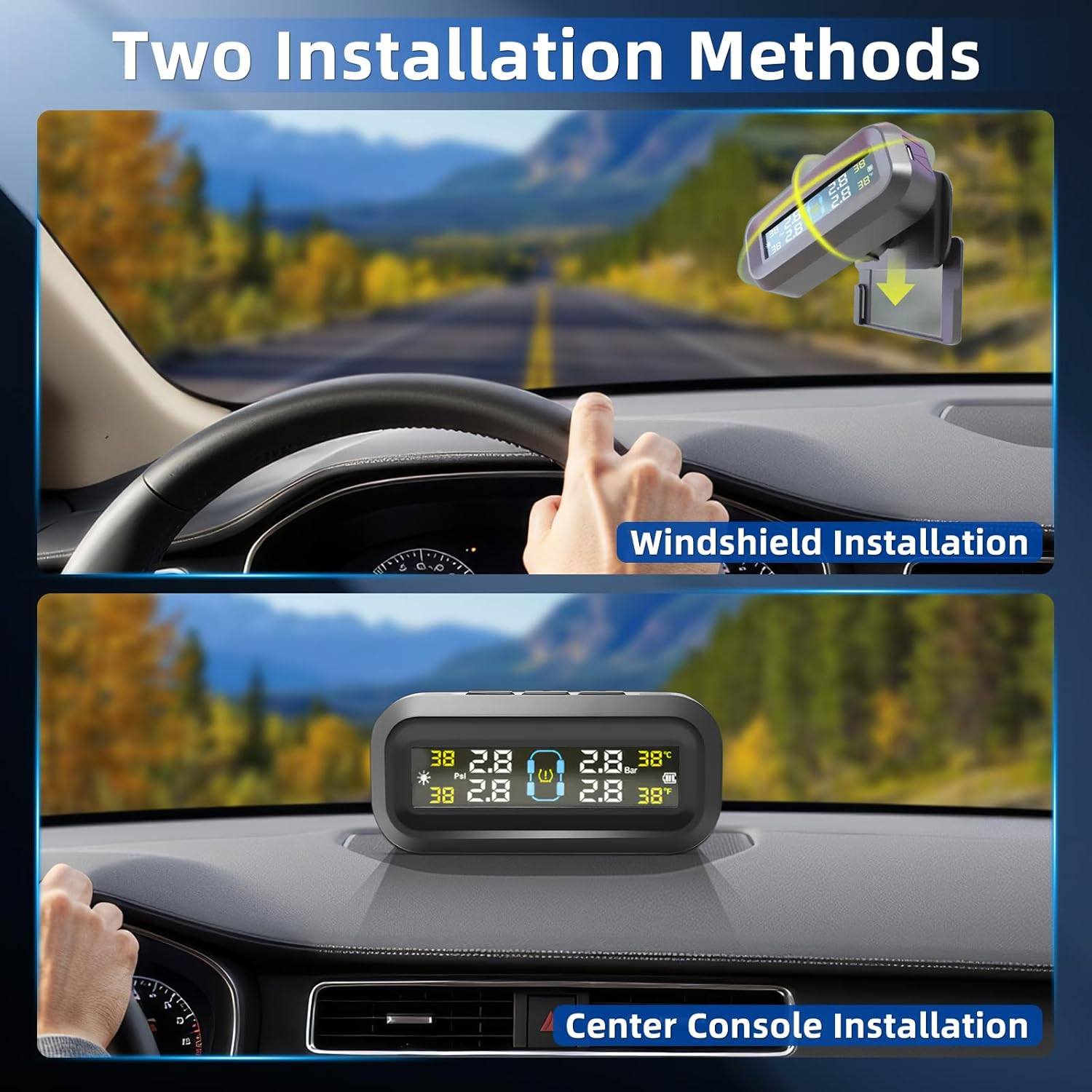 Tire Pressure Monitor - Tire Pressure Monitoring System TPMS Tire