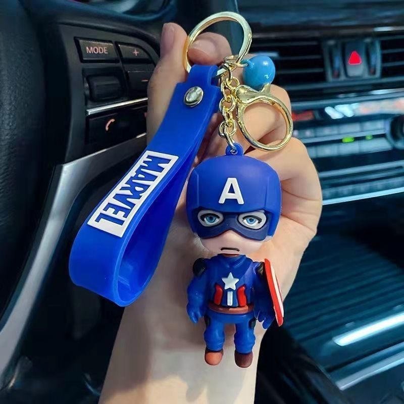 New Marvel Car Keychain Anime  - Car Accessories Girly review and price