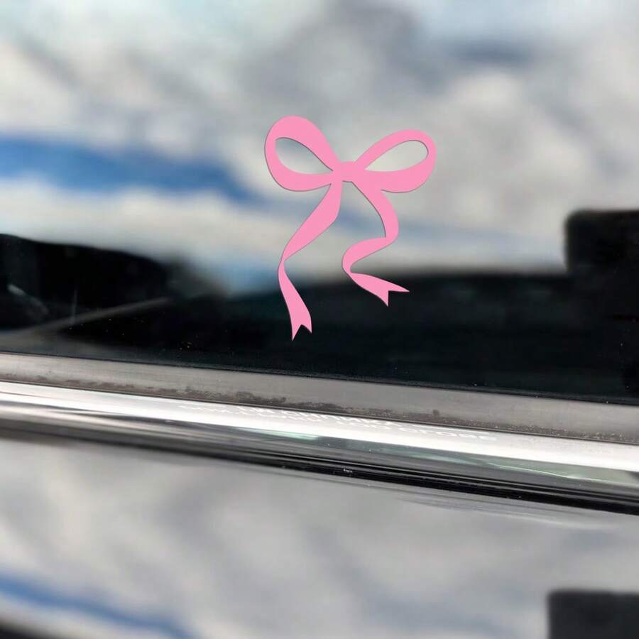 1 Pc Bow Car Decal, Vinyl Girl - Car Accessories Girly review and price