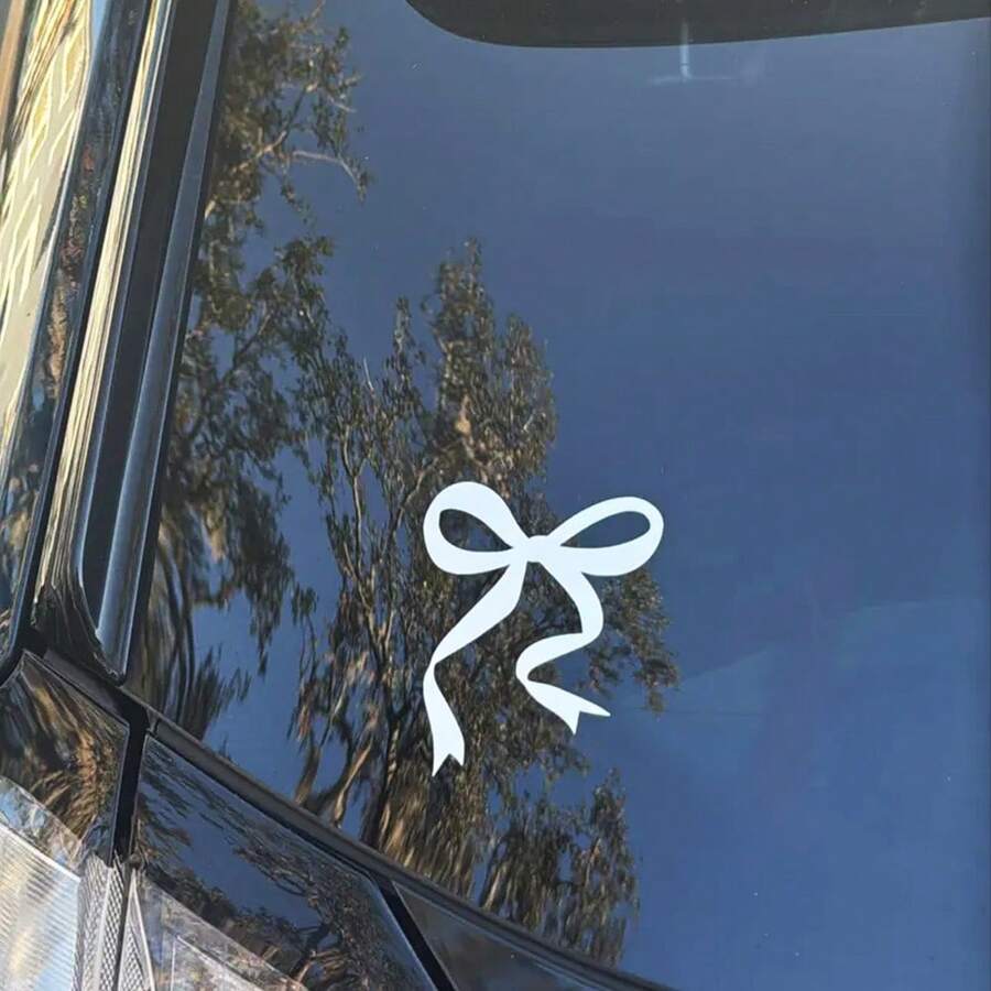 1 Pc Bow Car Decal, Vinyl Girl - Car Accessories Girly review and price