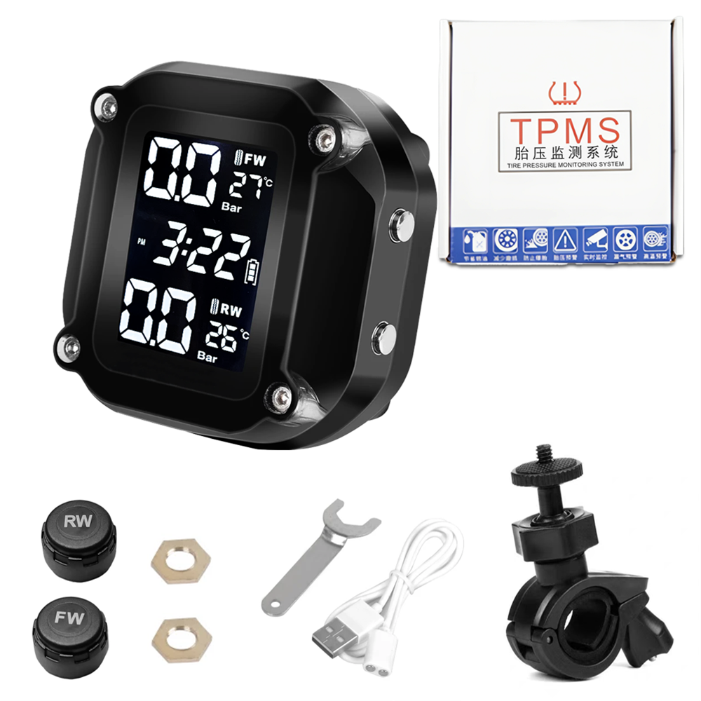 Motorbike TPMS With QC 3.0 Fas - Tire Pressure Monitor review and price