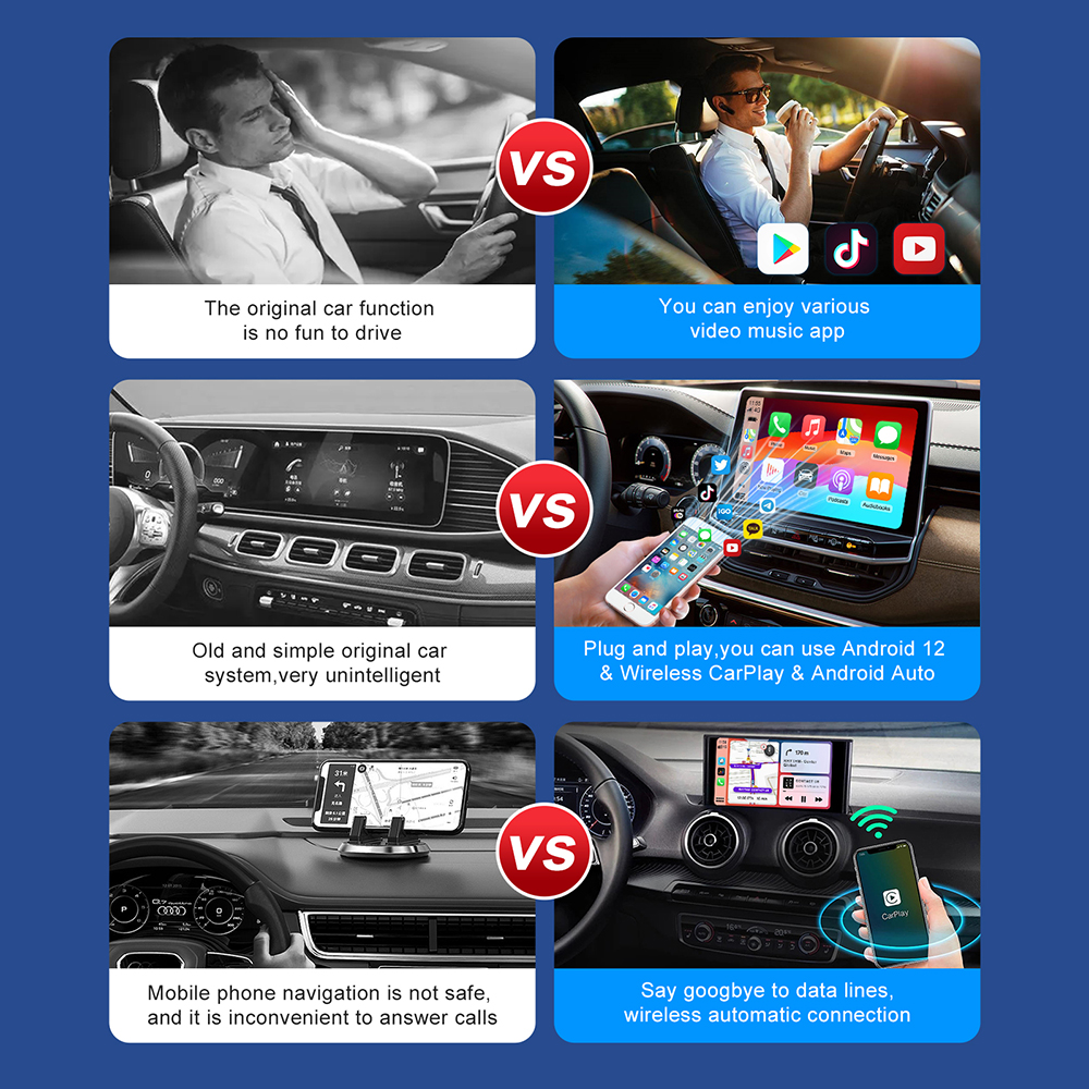 New 3 in 1 Wireless Carplay&An - Car Accessories Youtube review and price
