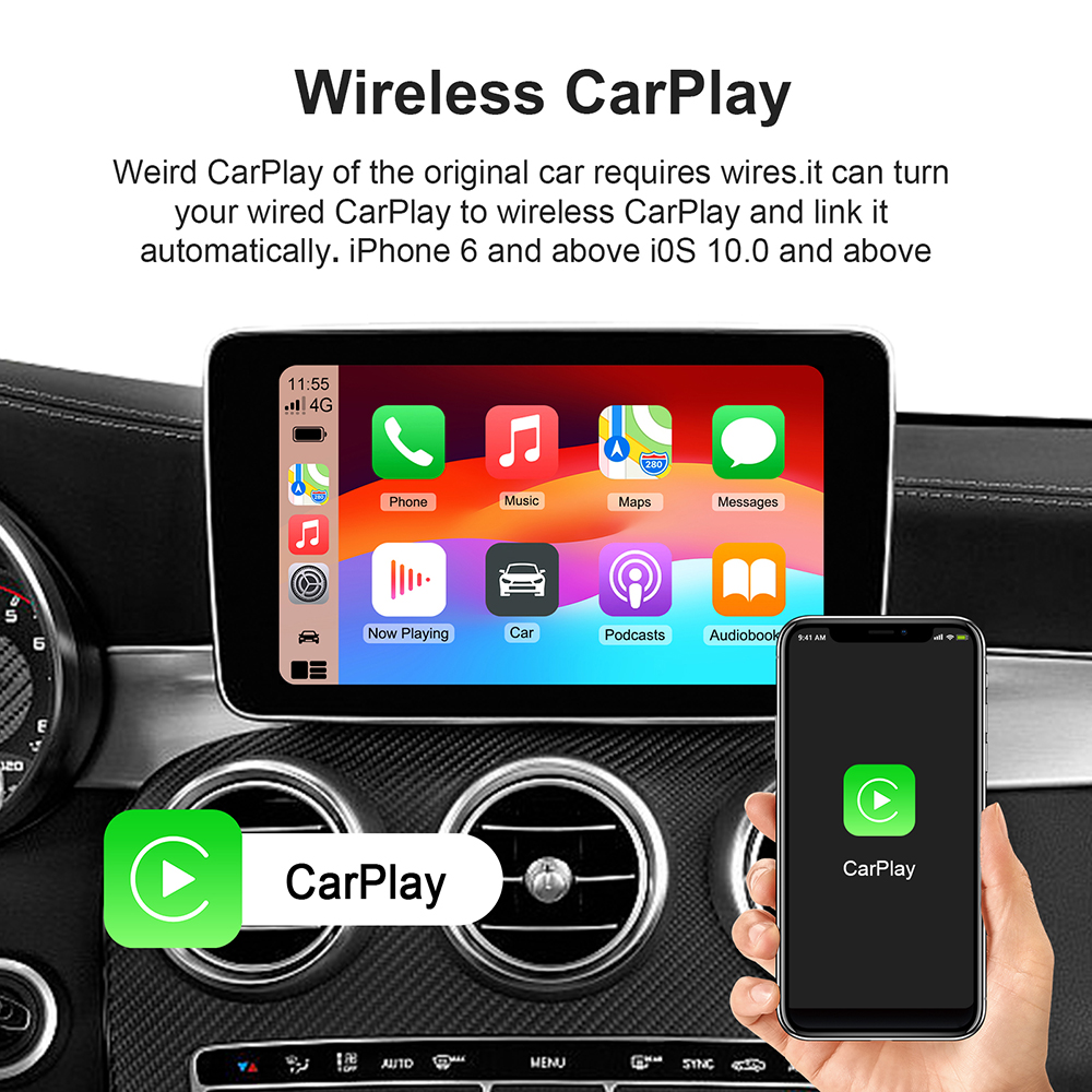 New 3 in 1 Wireless Carplay&An - Car Accessories Youtube review and price