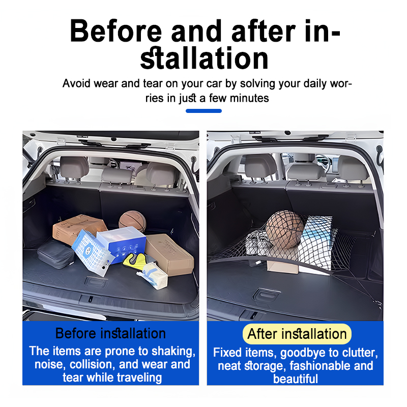 Car Trunk Nets For Suzuki SX4  - Car Cargo Net Trunk review and price