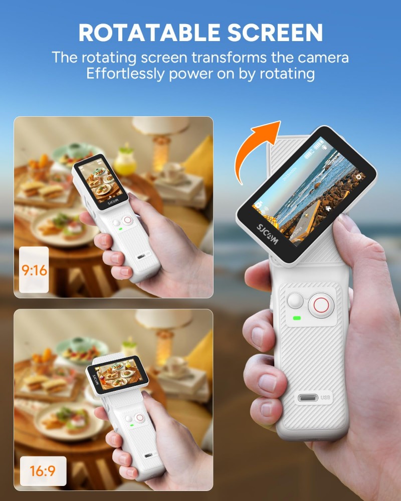 SJCAM New White C400 Pocket Ha - Car Accessories Online review and price