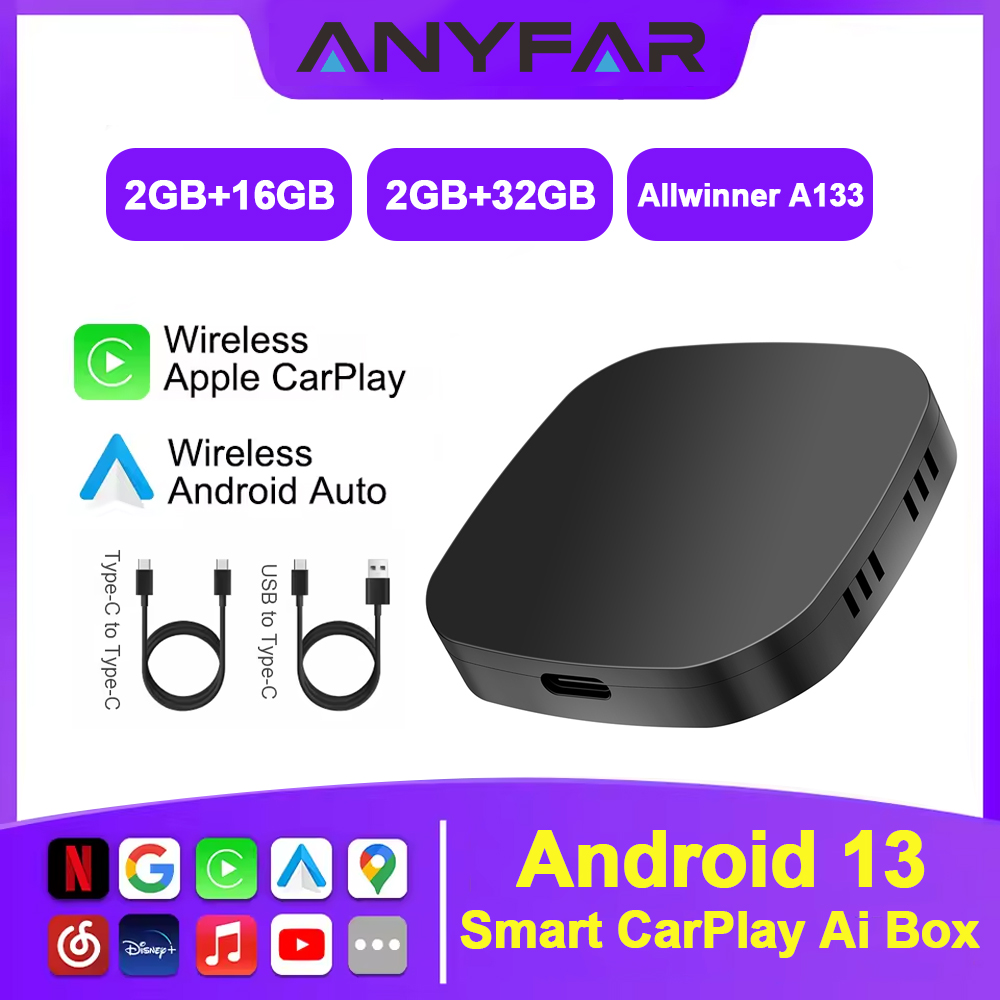 Android 13 Ai Box Wireless And - Car Accessories Youtube review and price
