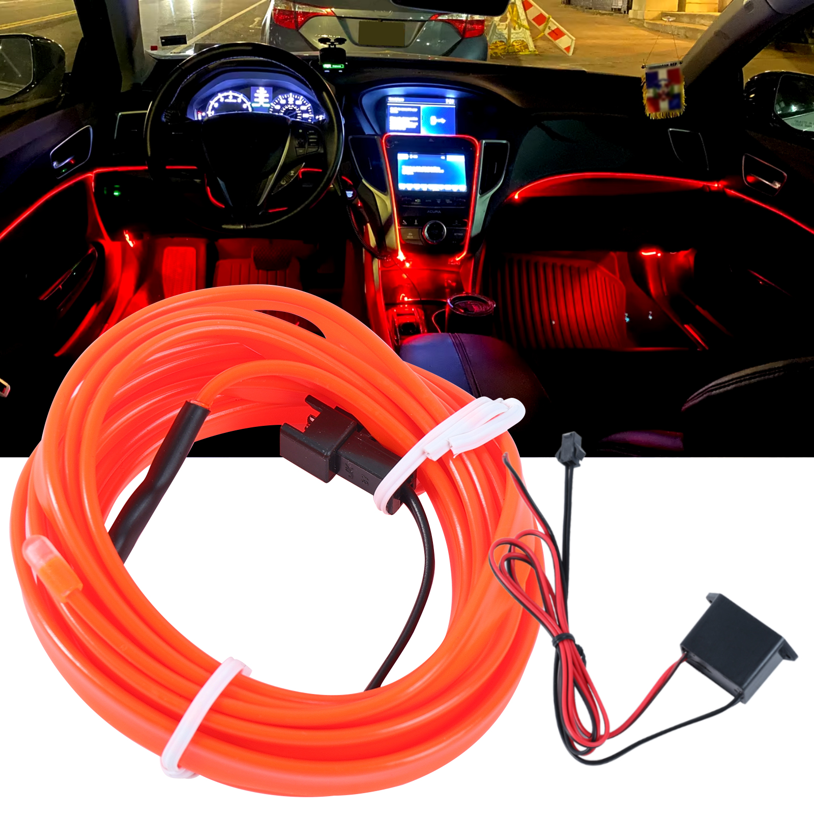 Car Interior Strip Light Ambie - Car Accessories Youtube review and price