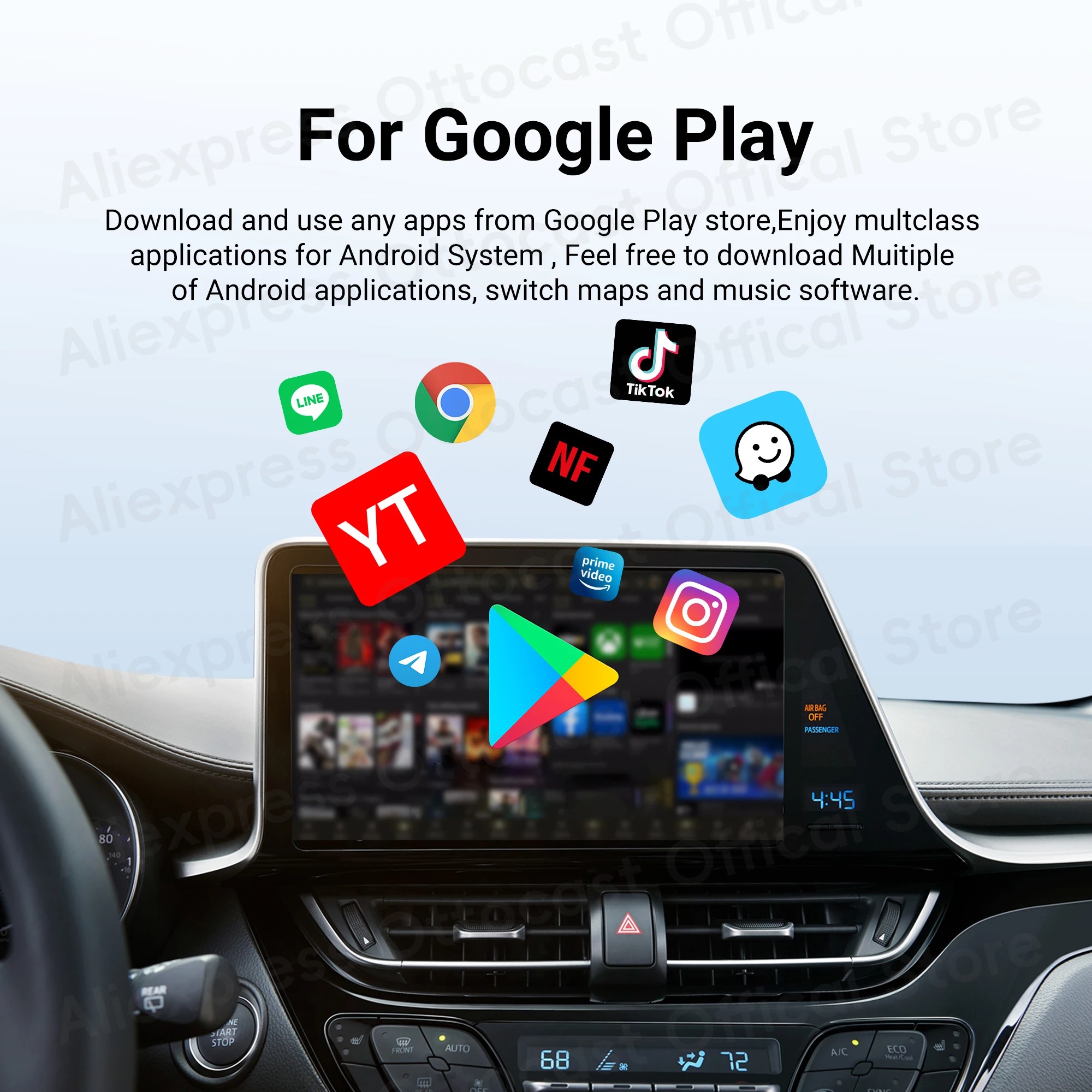 OTTOCAST New P3 Lite OttoAiBox - Car Accessories Youtube review and price