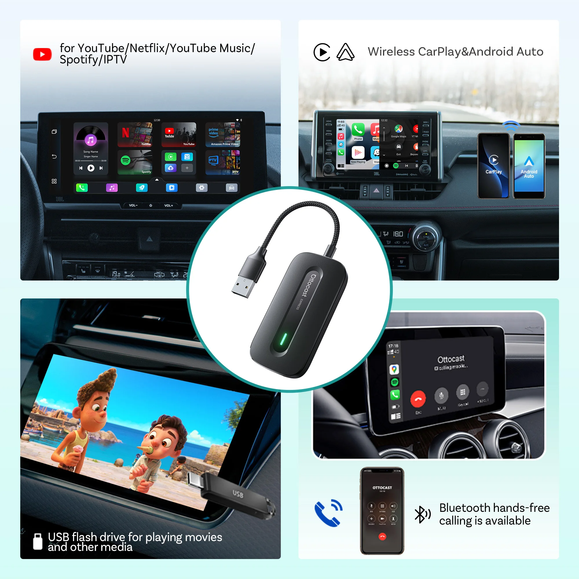 OTTOCAST Play2Video Express Wi - Car Accessories Youtube review and price