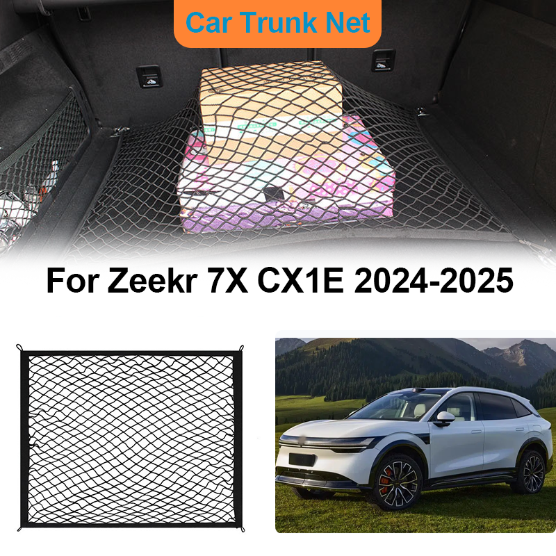 For Zeekr 7X CX1E 2024-2025 Ca - Car Cargo Net Trunk review and price