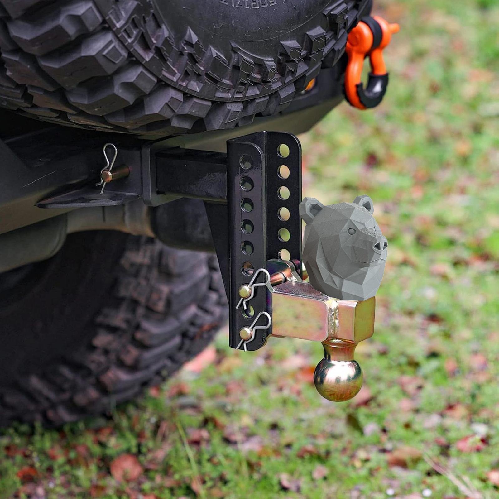 Trailer Hitch Cover Bear Head  - Car Accessories Youtube review and price