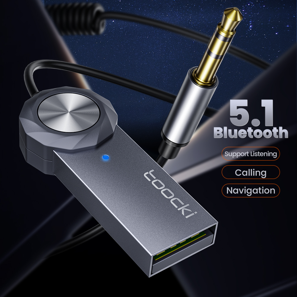TOOCKI Bluetooth Aux Adapter B - Car Accessories Online review and price