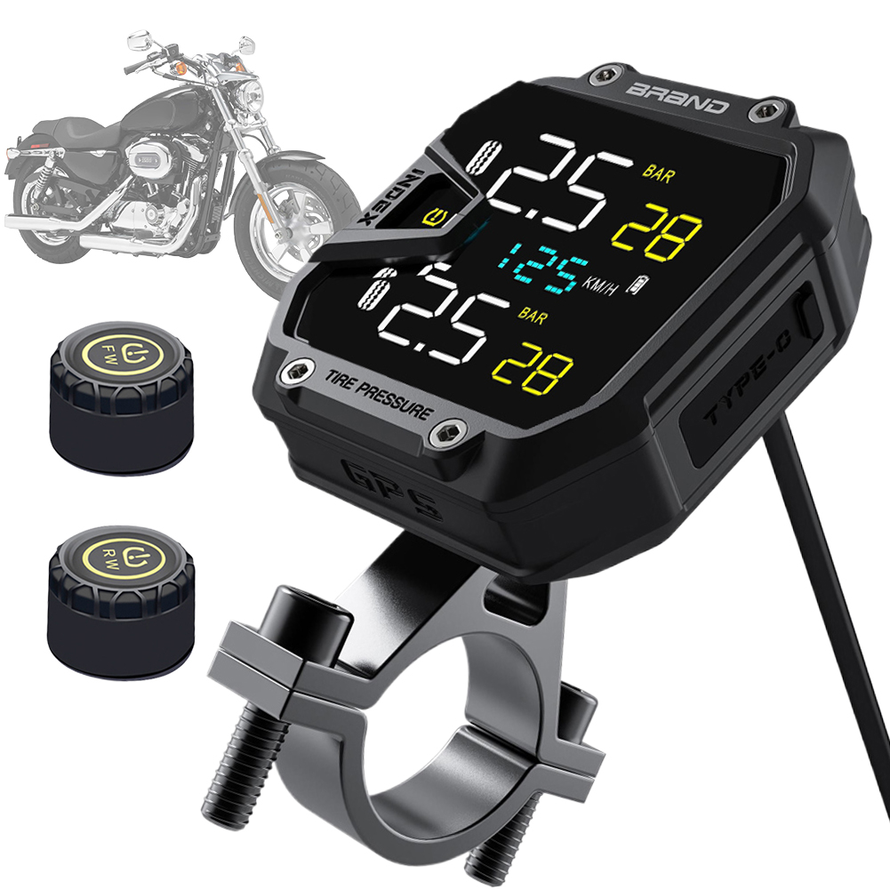 Motorcycle TPMS Real-Time Bike - Tire Pressure Monitor review and price