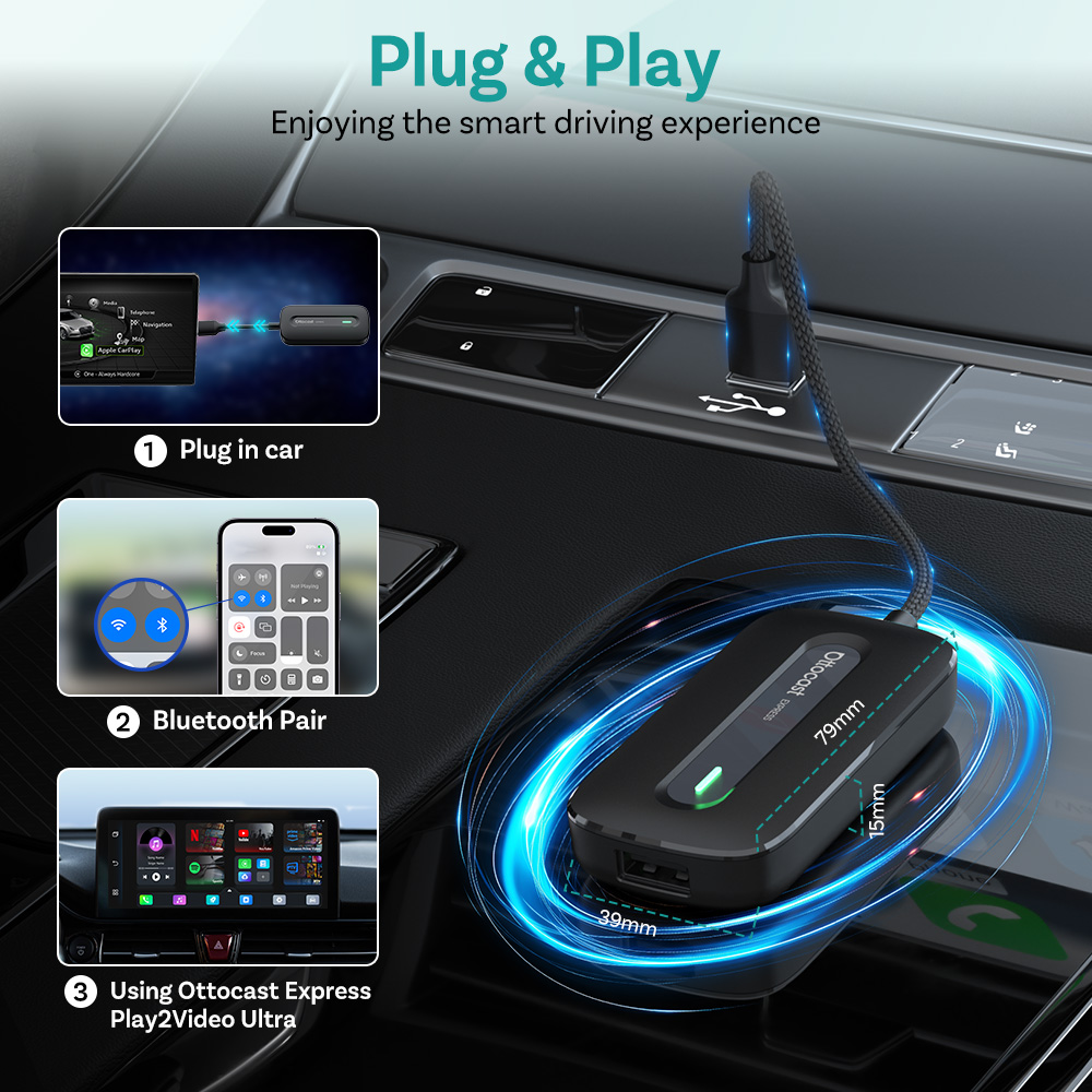 OTTOCAST Play2Video Express Wi - Car Accessories Youtube review and price
