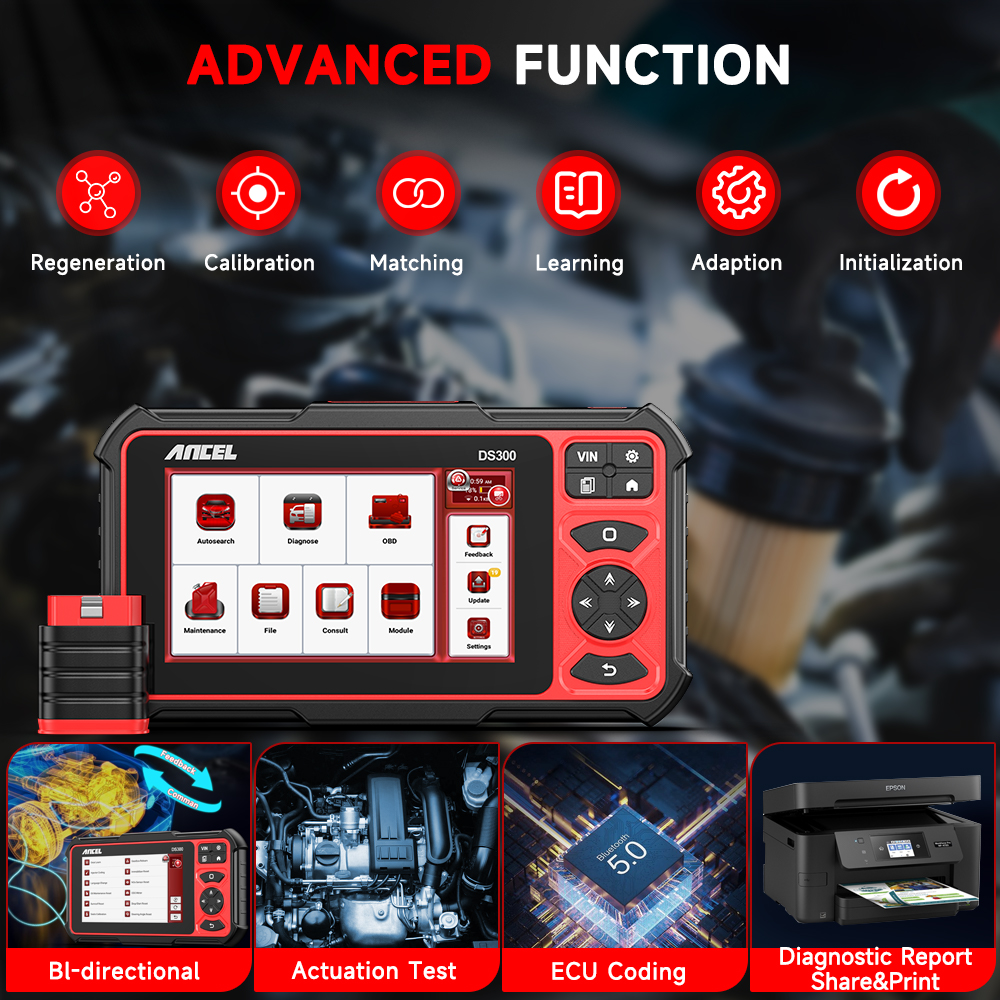 Ancel DS300 Professional Car D - Obd2 Scanner review and price