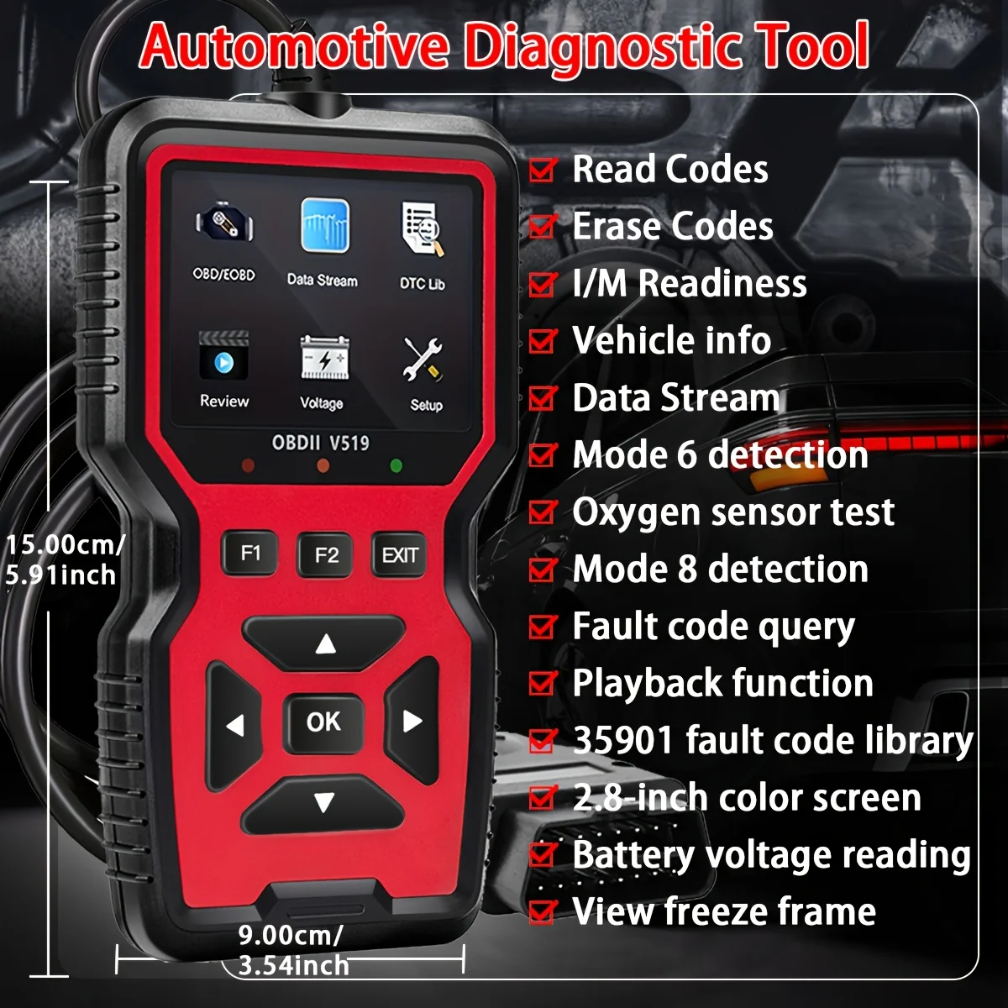 V519 V539 Professional OBD2 Sc - Obd2 Scanner review and price